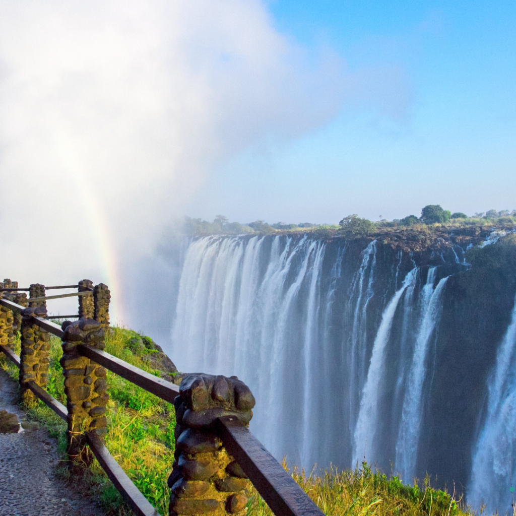 Victoria Falls as one of the safer travel routes for South Africans with direct regional flights