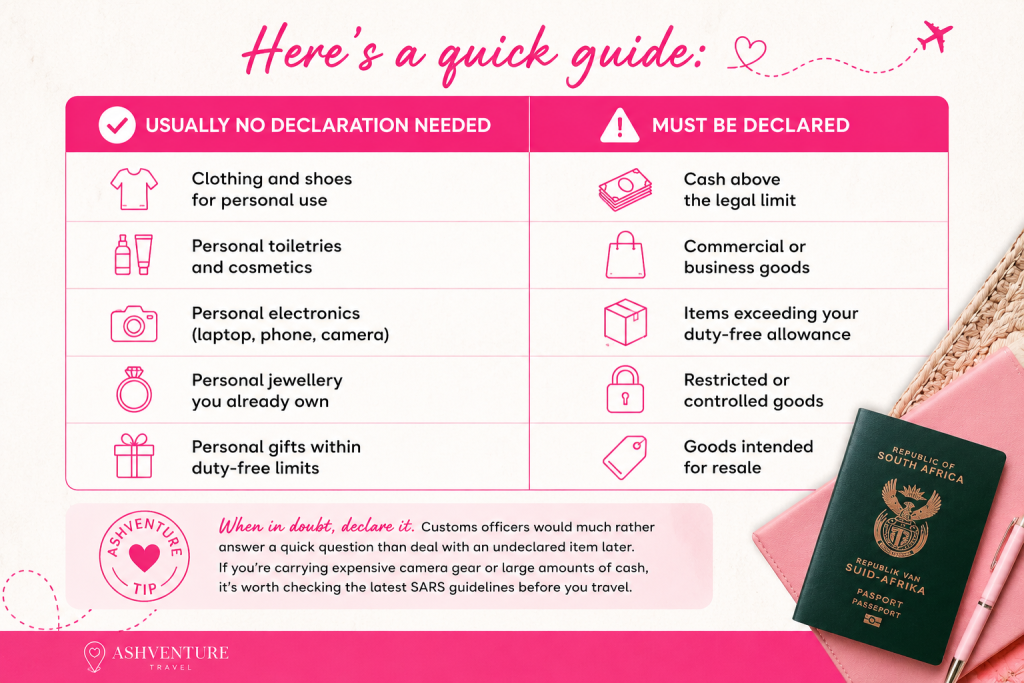 South Africa online traveller declaration